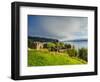 Urquhart Castle and Loch Ness, Highlands, Scotland, United Kingdom, Europe-Karol Kozlowski-Framed Photographic Print