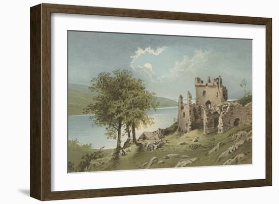 Urquhart Castle - Loch Ness-English School-Framed Giclee Print