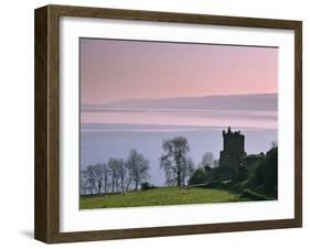 Urquhart Castle, Strone Point on the North-Western Shore of Loch Ness, Inverness-Shire-Nigel Blythe-Framed Photographic Print