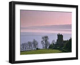 Urquhart Castle, Strone Point on the North-Western Shore of Loch Ness, Inverness-Shire-Nigel Blythe-Framed Photographic Print