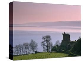 Urquhart Castle, Strone Point on the North-Western Shore of Loch Ness, Inverness-Shire-Nigel Blythe-Stretched Canvas