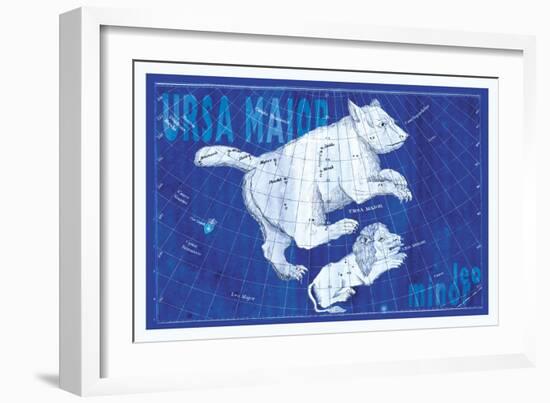 Ursa Major and Leo Minor-null-Framed Art Print