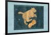 Ursa Major and Leo Minor-null-Framed Art Print