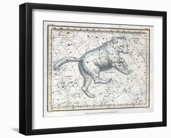 Ursa Major Constellation, 1822-Science Source-Framed Giclee Print