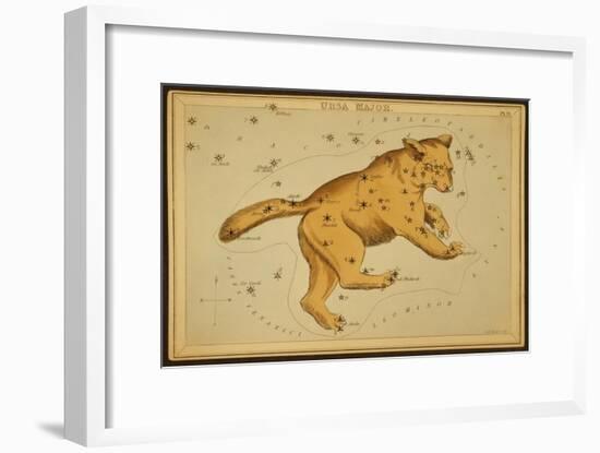 Ursa Major Constellation, 1825-Science Source-Framed Giclee Print