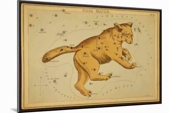 Ursa Major Constellation, 1825-Science Source-Mounted Giclee Print