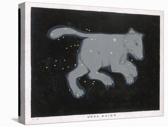 Ursa Major: The Constellation is Composed at First Sight of Seven Conspicuous Stars-Charles F. Bunt-Stretched Canvas