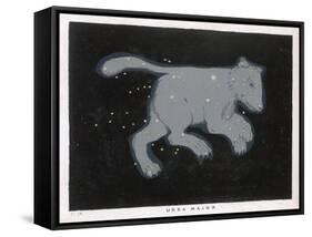 Ursa Major: The Constellation is Composed at First Sight of Seven Conspicuous Stars-Charles F. Bunt-Framed Stretched Canvas