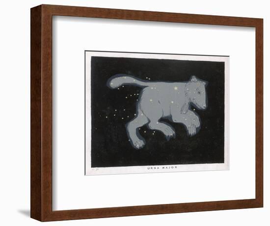 Ursa Major: The Constellation is Composed at First Sight of Seven Conspicuous Stars-Charles F. Bunt-Framed Art Print