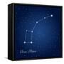 Ursa Minor Constellation at Starry Night Sky-Kgkarolina-Framed Stretched Canvas