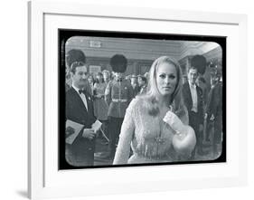 Ursula Andress Black & White-British Pathe-Framed Giclee Print