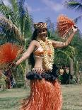 Hula Dance in Kapiolani Park, Waikiki, Hawaii, Hawaiian Islands, USA-Ursula Gahwiler-Photographic Print