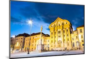 Ursuline Church, Ljubljana, Slovenia, Europe.-kasto-Mounted Photographic Print