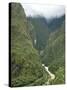 Urubamba River Flows Below Machu Picchu, Peru, South America-McCoy Aaron-Stretched Canvas