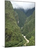 Urubamba River Flows Below Machu Picchu, Peru, South America-McCoy Aaron-Mounted Photographic Print