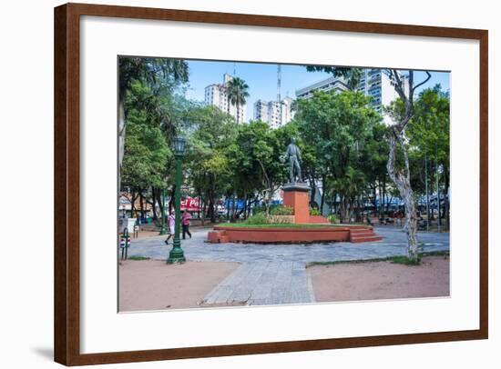 Uruguay Square in Asuncion, Paraguay, South America-Michael Runkel-Framed Photographic Print