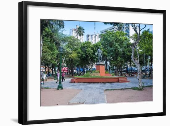Uruguay Square in Asuncion, Paraguay, South America-Michael Runkel-Framed Photographic Print