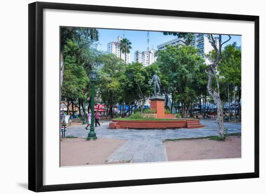 Uruguay Square in Asuncion, Paraguay, South America-Michael Runkel-Framed Photographic Print