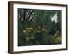 Urwald Mit Tiger Und Jaegern, um 1907-Henri Rousseau-Framed Premium Giclee Print