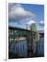 Us 101 Bridge, Newport, Oregon, USA-Peter Hawkins-Framed Photographic Print