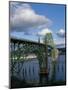 Us 101 Bridge, Newport, Oregon, USA-Peter Hawkins-Mounted Premium Photographic Print