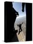 US Air Force Academy Parachute Team Jumps Out of an Aircraft over Nellis Air Force Base, Nevada-null-Stretched Canvas