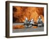 US Air Force Airmen Neutralize a Live Fire During a Field Training Exercise-Stocktrek Images-Framed Photographic Print