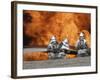 US Air Force Airmen Neutralize a Live Fire During a Field Training Exercise-Stocktrek Images-Framed Photographic Print