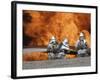 US Air Force Airmen Neutralize a Live Fire During a Field Training Exercise-Stocktrek Images-Framed Photographic Print