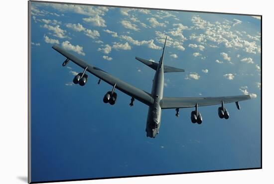 US Air Force B-52 Flies a Mission in Support of 2010 Rim of the Pacific Exercises-null-Mounted Photo