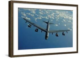 US Air Force B-52 Flies a Mission in Support of 2010 Rim of the Pacific Exercises-null-Framed Photo