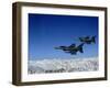 US Air Force F-16 Fighting Falcons Conduct Operations over Eastern Afghanistan-null-Framed Premium Photographic Print