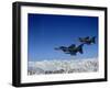 US Air Force F-16 Fighting Falcons Conduct Operations over Eastern Afghanistan-null-Framed Photographic Print