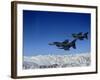 US Air Force F-16 Fighting Falcons Conduct Operations over Eastern Afghanistan-null-Framed Photographic Print