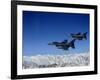 US Air Force F-16 Fighting Falcons Conduct Operations over Eastern Afghanistan-null-Framed Photographic Print