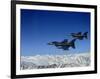 US Air Force F-16 Fighting Falcons Conduct Operations over Eastern Afghanistan-null-Framed Photographic Print