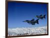 US Air Force F-16 Fighting Falcons Conduct Operations over Eastern Afghanistan-null-Framed Photographic Print