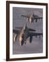 US Air Force F-16C Fighting Falcons Fly in Formation over Yugoslavia, April 1999-null-Framed Photo