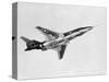 Us Air Force Jet Fighter Voodoo Flying-null-Stretched Canvas