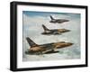 Us Air Force Republic F-105 Thunderchief Fighters-null-Framed Giclee Print