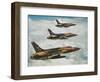 Us Air Force Republic F-105 Thunderchief Fighters-null-Framed Giclee Print