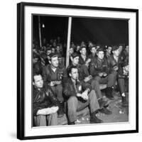 US Air Force's Paramushiru Raiders During WWII-Dmitri Kessel-Framed Photographic Print