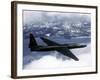 US Air Force U-2 High-Altitude Reconnaissance Aircraft-null-Framed Photo