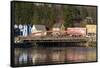 US, Alaska, Ketchikan. Historic Creek Street red light district, Stedman St. Tlingits-Trish Drury-Framed Stretched Canvas