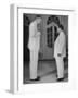 US Ambassador Henry Cabot Lodge Jr. Meeting with Pres. of South Vietnam Ngo Dinh Diem Ngo-null-Framed Photographic Print