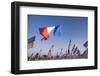 US and French Flag-Joseph Sohm-Framed Photographic Print