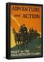 US Army Adventure and Action Vintage Ad Poster Print-null-Framed Poster