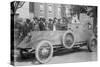 Us Army Armored Truck With Machine Gun Is Gawked By Onlookers on a Washington Street-null-Stretched Canvas