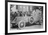 Us Army Armored Truck With Machine Gun Is Gawked By Onlookers on a Washington Street-null-Framed Premium Giclee Print
