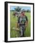 US Army Captain Robert Bacon Leading a Patrol During the Early Years of the Vietnam War-Larry Burrows-Framed Photographic Print